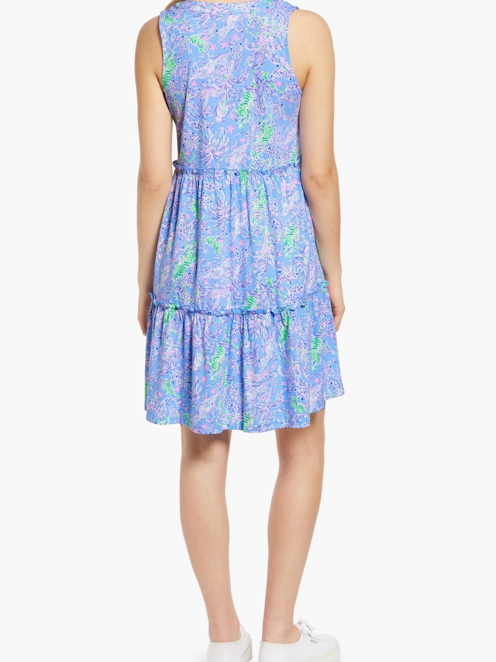 Lilly Pulitzer Lorina Dress Blue Peri The Turtle Package S - Picture 6 of 9